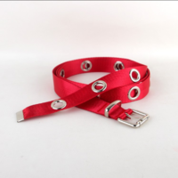 Casual Harajuku Black Ring Belt - Thumbnail 3