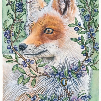 "vulpes vulpes' print - Thumbnail 5
