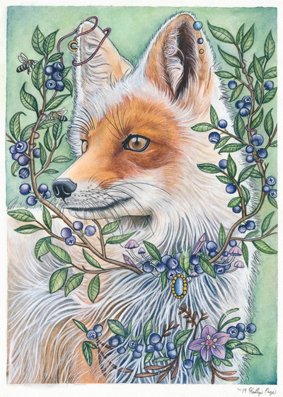 "Vulpes Vulpes' Print