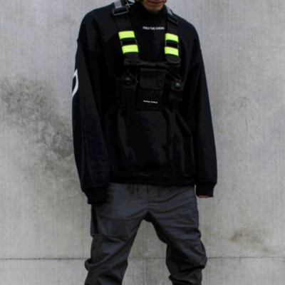 Tactical chest rig with neon band - Thumbnail 5