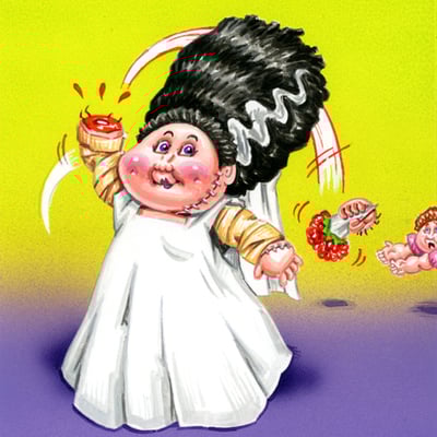 Boo kay / blushin' bree final art - horrorible kids - series 4 2019 - Thumbnail 1