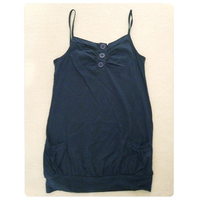 Dark Blue Blouson Top
