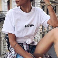 Free Shipping-"JUST DIE" TEE - Thumbnail 1