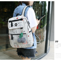 Three Pieces Set Kawaii School Bag Backpack - Thumbnail 1