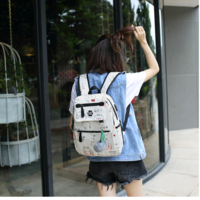 Three Pieces Set Kawaii School Bag Backpack - Thumbnail 2