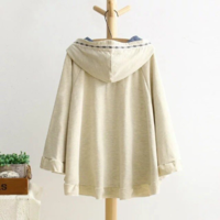 Cute Cat Printed Hoodies - Thumbnail 2