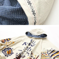 Cute Cat Printed Hoodies - Thumbnail 4