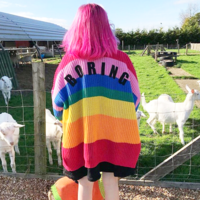 BORING RAINBOW CARDIGAN - Thumbnail 2