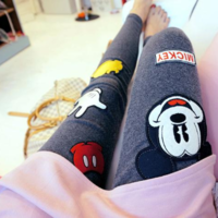  Harajuku Mickey Mouse Leggings - Thumbnail 2