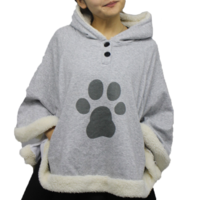Neko Atsume Cute Cat Cloak Hoodies Coat  - Thumbnail 4
