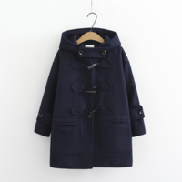 High Quality Kawaii Long Woolen Coats - Thumbnail 1