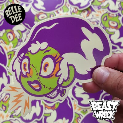 Sparking bride sticker