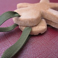 Salt Dough Cookie People Paintable Ornaments, Set of 2 - Thumbnail 2