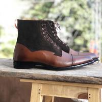 Mens Boots | Mens Ankle Boots & Mens Brown Leather Casual Boots  - Thumbnail 3