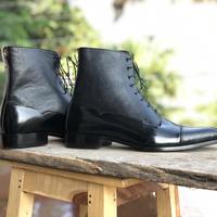 Mens Black Ankle Boots | Mens Ankle Boots & Mens Leather Boots  - Thumbnail 3