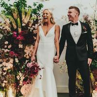 White V Neck Sleeveless Satin Wedding Dresses Mermaid Bridal Dresses,18 - Thumbnail 3