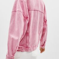 PINKY MID WASH DENIM JACKET - Thumbnail 1