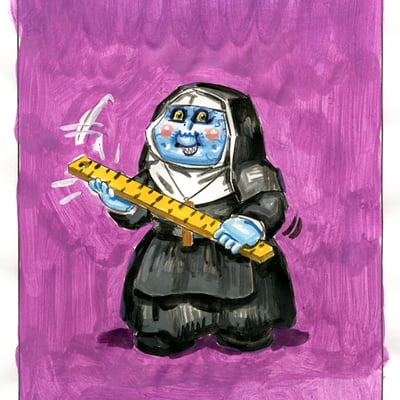 Val lak / ventin' connie color rough - horrorible kids - series 4 2019 - Thumbnail 2