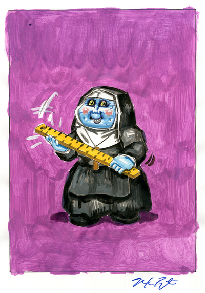 VAL Lak / Ventin' CONNIE Color Rough - Horrorible Kids - Series 4 2019