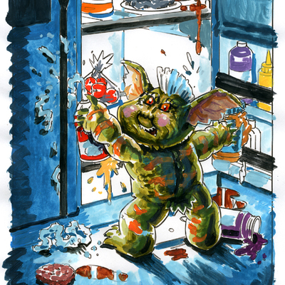 Grem lynn / late night zack color rough - horrorible kids - series 4 2019 - Thumbnail 4