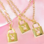 RABBIT KEY / LOCK NECKLACES-3