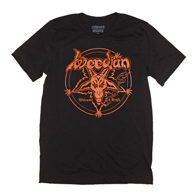 Weedian - welcome to high - orange t shirt