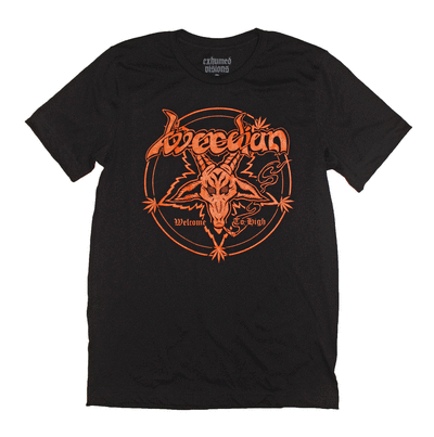 WEEDIAN - WELCOME TO HIGH - ORANGE T SHIRT