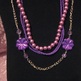 Purple Springtime Necklace Set - Thumbnail 1
