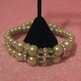 Green Glass Pearl Bracelet Set - Thumbnail 2