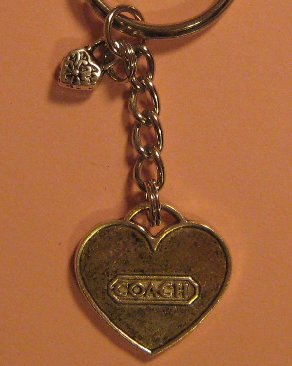 Vintage Coach Looking Key Chain