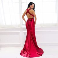 Gorgeous Mermaid Long Red Prom Dress Evening Dress,115 - Thumbnail 1