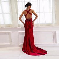 Gorgeous Mermaid Long Red Prom Dress Evening Dress,115 - Thumbnail 2