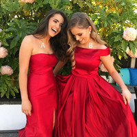 Elegant Red Long Prom Dress Evening Dress,127 - Thumbnail 2