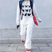 Free Shipping-BUTTERFLIES LONG SLEEVE SHIRT - Thumbnail 3