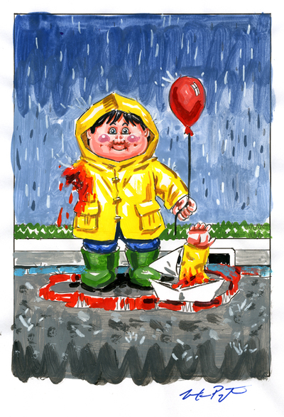 Curious GEORGIE / Amp U. TATE Color Rough - Horrorible Kids - Series 4 2019