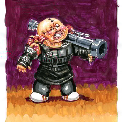 Nema sissy / resident cecil color rough - horrorible kids - series 4 2019 - Thumbnail 5