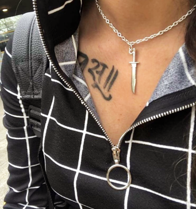 Free Shipping-KNIFE NECKLACE