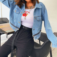 Free Shipping-90s DENIM JACKET  - Thumbnail 2