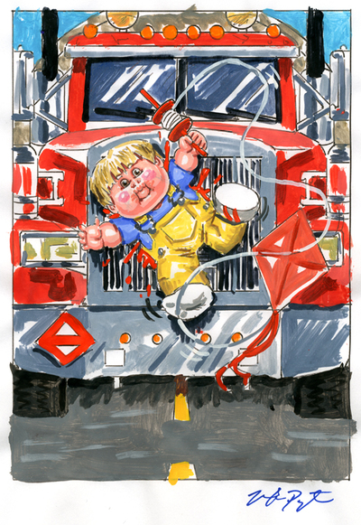 End GAGE / Mushd MIKO Color Rough - Horrorible Kids - Series 4 2019