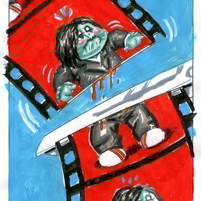 Edit ted / exposed phil color rough - horrorible kids - series 4 2019 - Thumbnail 4