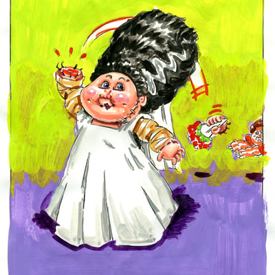 Boo kay / blushin' bree color rough - horrorible kids - series 4 2019 - Thumbnail 3