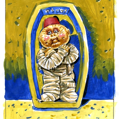 Im joe tep / egypt sean color rough - horrorible kids - series 4 2019 - Thumbnail 4