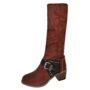 Classic High Heels Brown Retro Vintage Boots-2