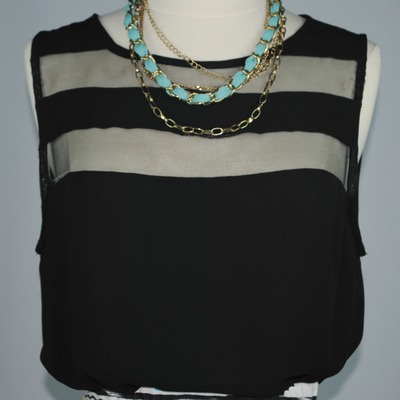  midnight sheer top - Thumbnail 2