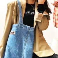 M I S C H I E F DENIM BAG - Thumbnail 4