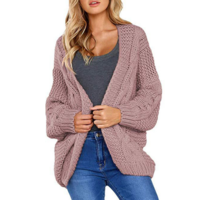 Oversized Knit Cardigan Baggy Sweaters - Thumbnail 2