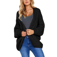 Oversized Knit Cardigan Baggy Sweaters - Thumbnail 1