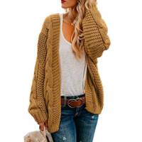 Oversized Knit Cardigan Baggy Sweaters - Thumbnail 3