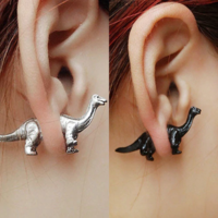 Cute 3D Dinosaur Earrings - Thumbnail 4