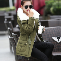 Casual Warm Cotton Jacket Winter Coat - Thumbnail 1